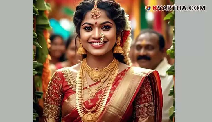 Bride Representing Gold Rate March 21 Kerala