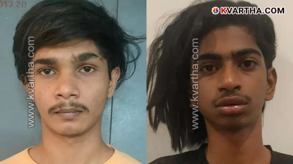 Arrested individuals in Kannapuram bike theft case.