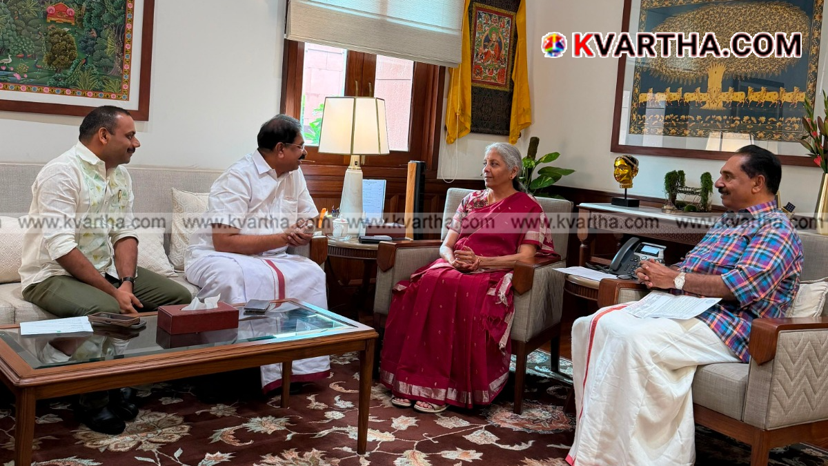 Representational image of Union Finance Minister Nirmala Sitharaman meeting KVVES leaders