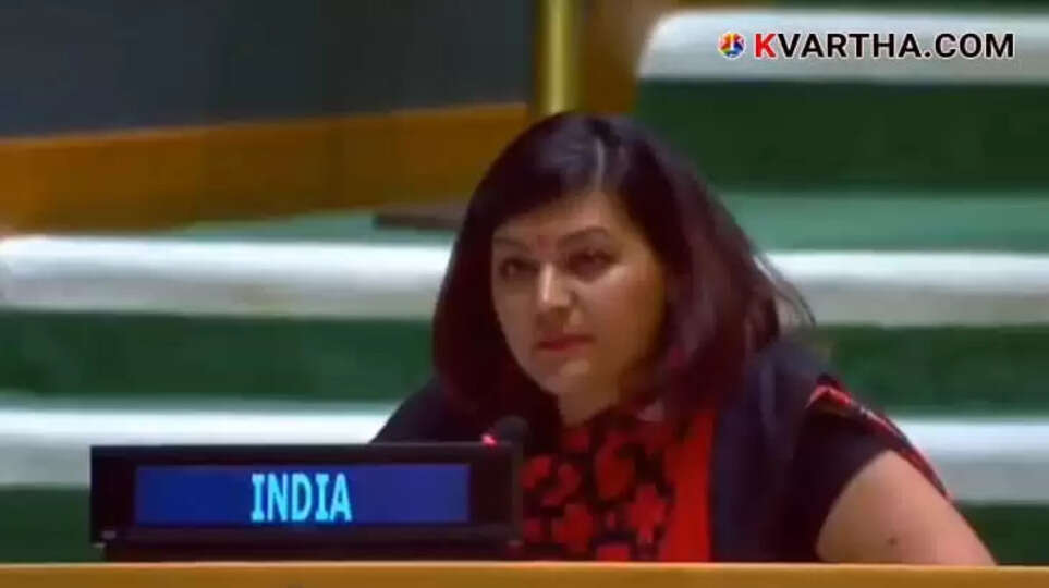 Indian Diplomat Petal Gehlot at UNGA on Pakistan PM Shahbaz Sharif's comments