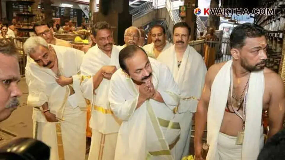 Kerala Chief Minister V.D. Satheesan visits Guruvayur and Thriprayar temples; performs butter Thulabharam.