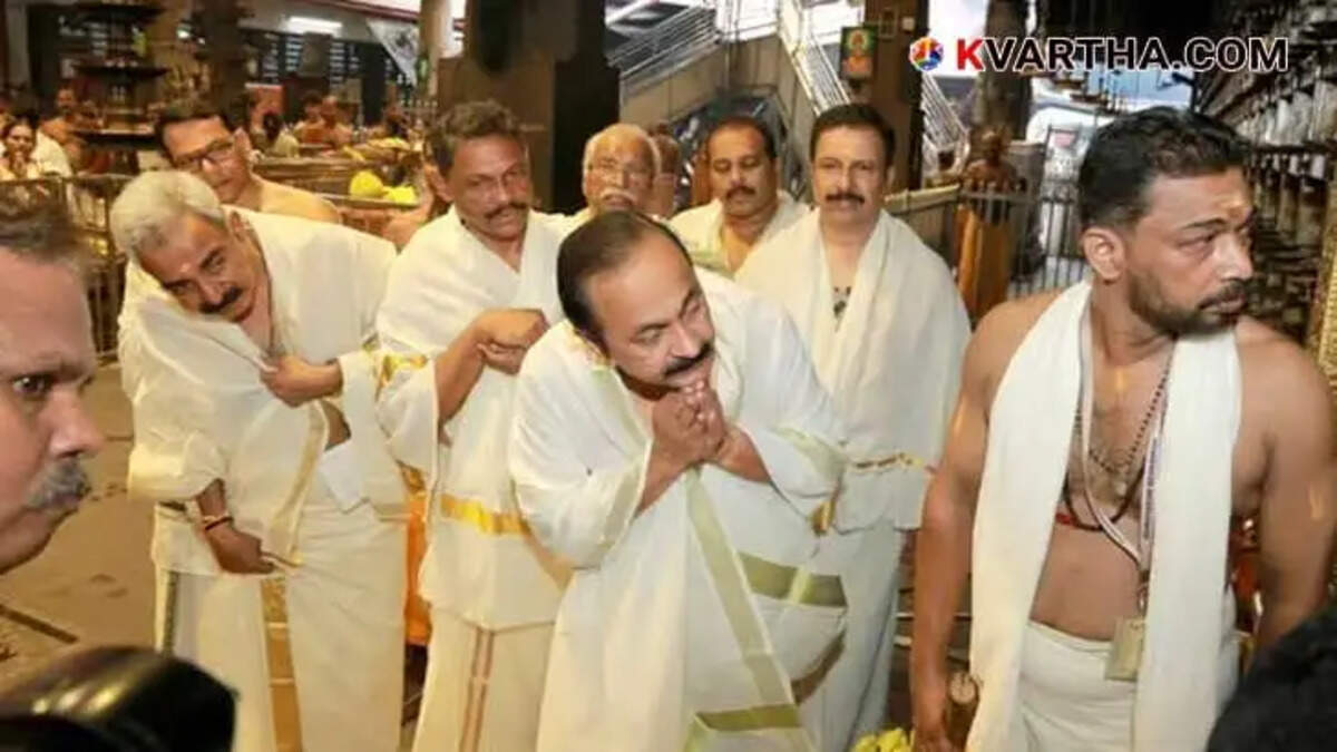 Kerala Chief Minister V.D. Satheesan visits Guruvayur and Thriprayar temples; performs butter Thulabharam.
