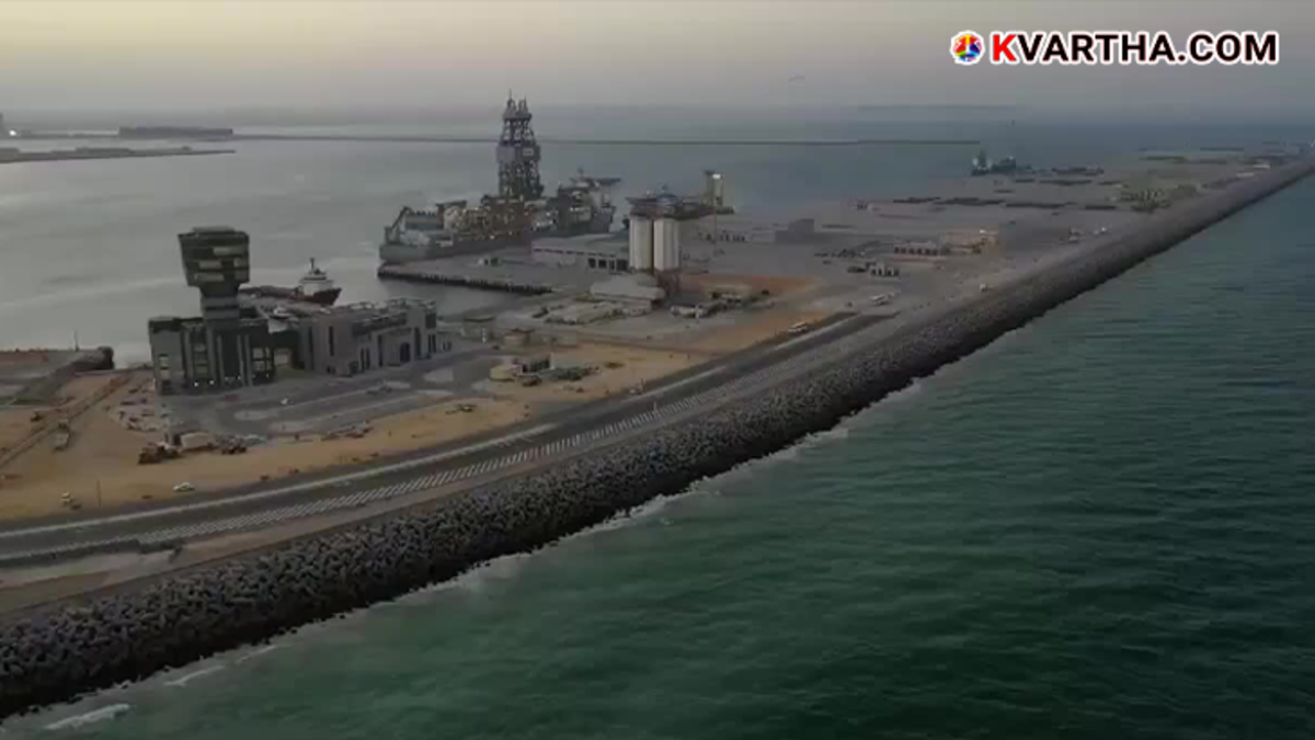 Security presence at Duqm Port in Oman after the drone incident.