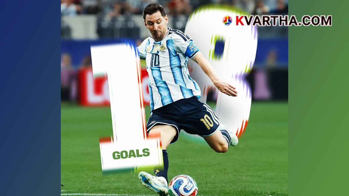  Lionel Messi celebrating a goal.