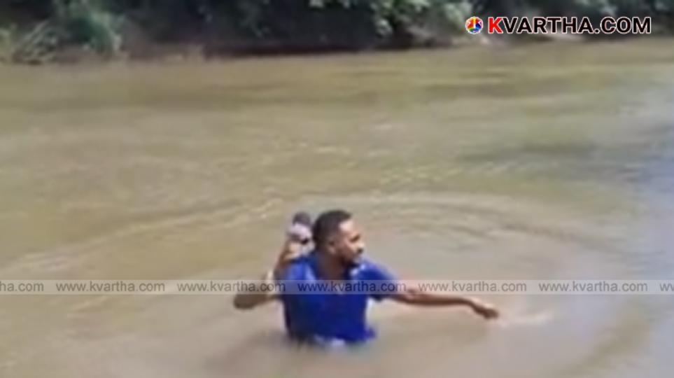Reporter Lenildo Frazao during live broadcast after discovering body.