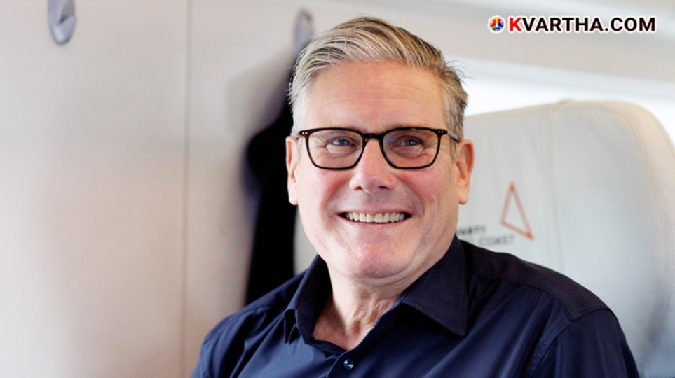 British Prime Minister Keir Starmer making an official announcement on Iran conflict