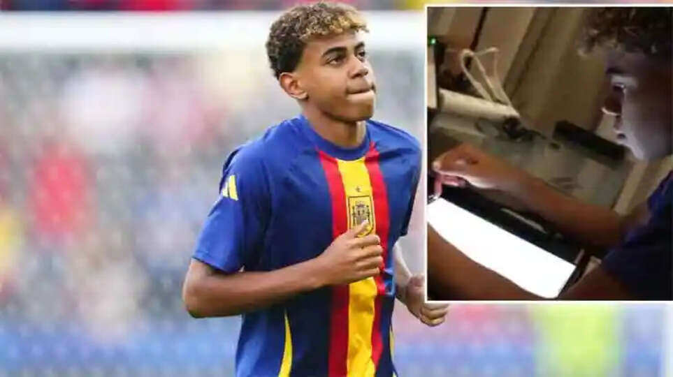 Snaps of Lamine Yamal studying in his room at Euros goes viral, Spain, News, Lamine Yamal, Studying, Room, Social Media, World News