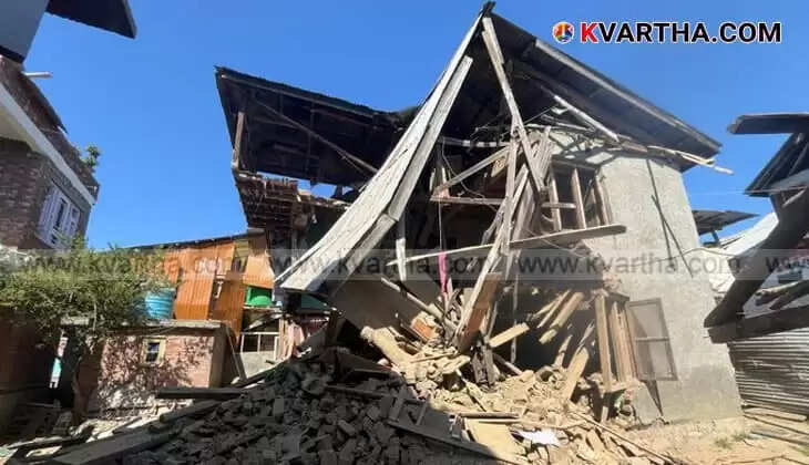 House of Adil Thoker, was demolished in Bijbehara in south Kashmir today morning.