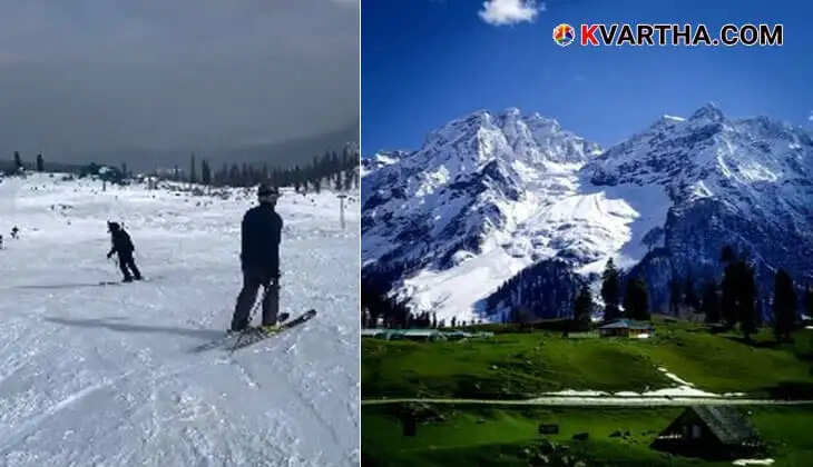 Gulmarg is a popular hill station and skiing destination located Kashmir