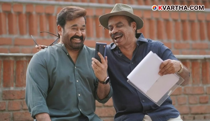 Malayalam film director Sathyan Anthikad speaking to an audience.