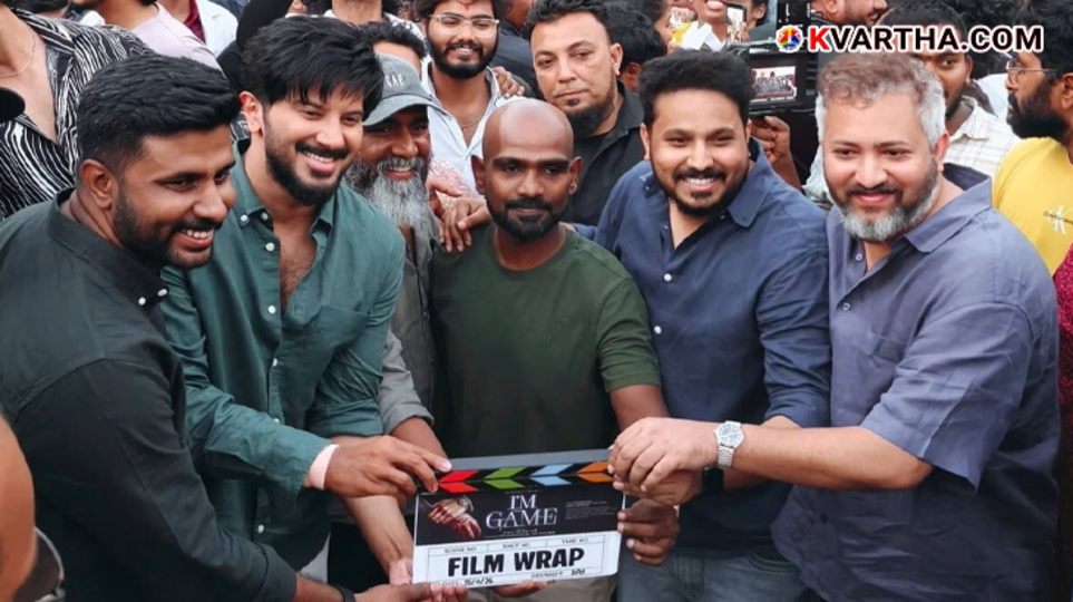 Dulquer Salmaan and Nahas Hidayat during the shooting of the movie 'I Am Game'.