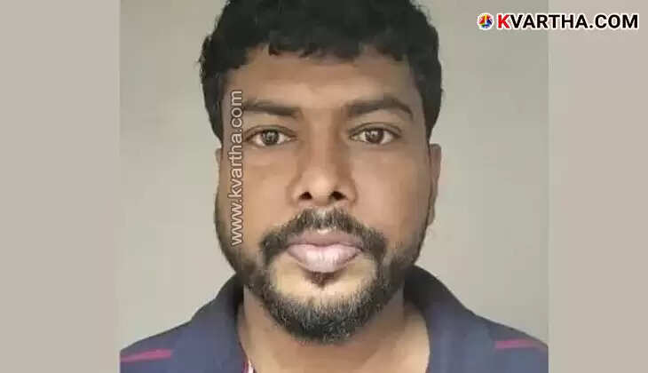 Kochi police arresting a man involved in job fraud scam