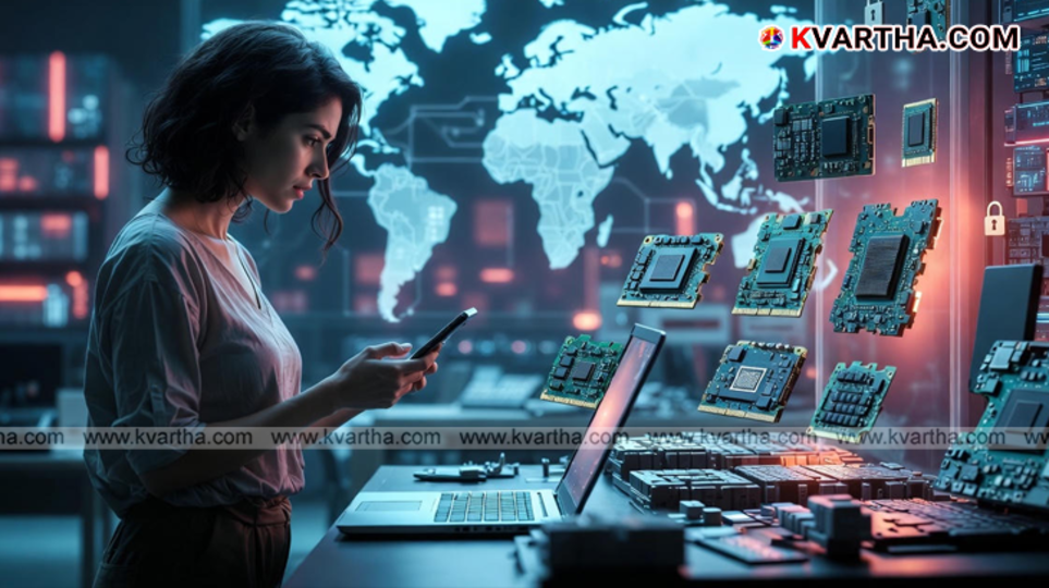  Close up of a memory chip on a circuit board