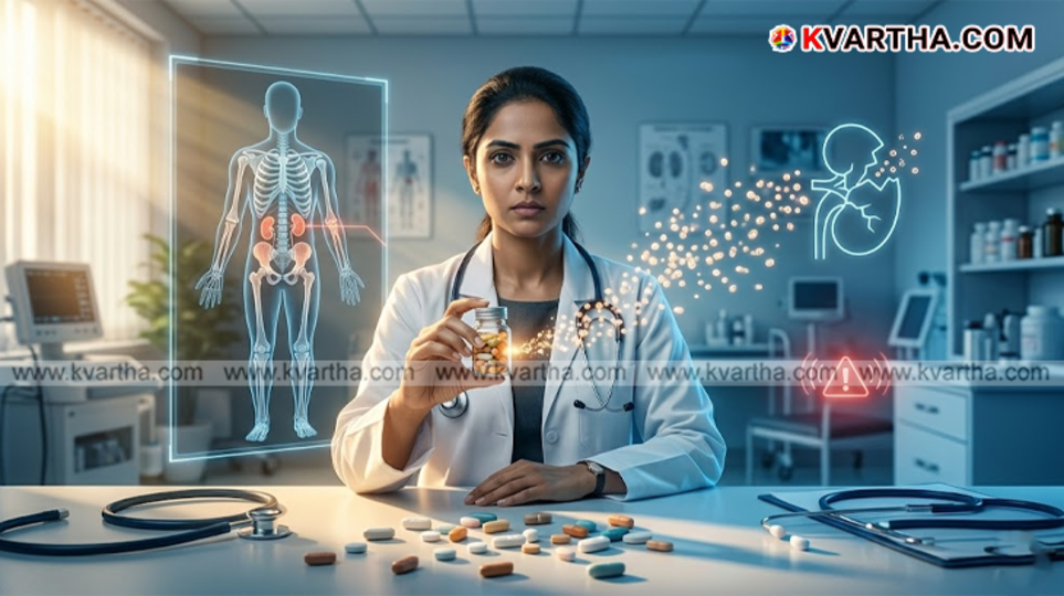 A symbolic image representing vitamin D pills and the changes it causes in the body.