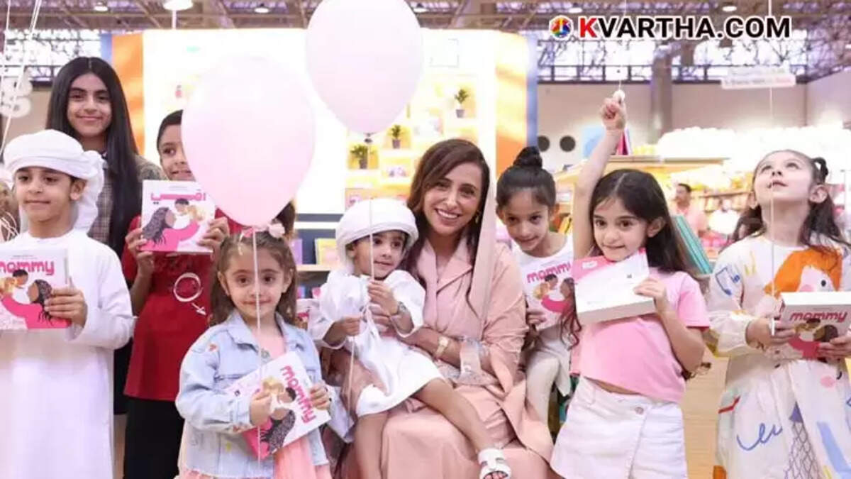 Sheikha Bodour launching her new book 'Mommy' at the Sharjah International Book Fair.