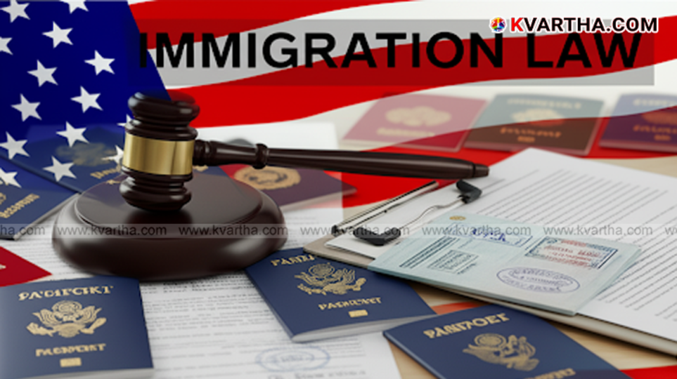 A photo showing a US visa and passport, representing the new visa bond program.