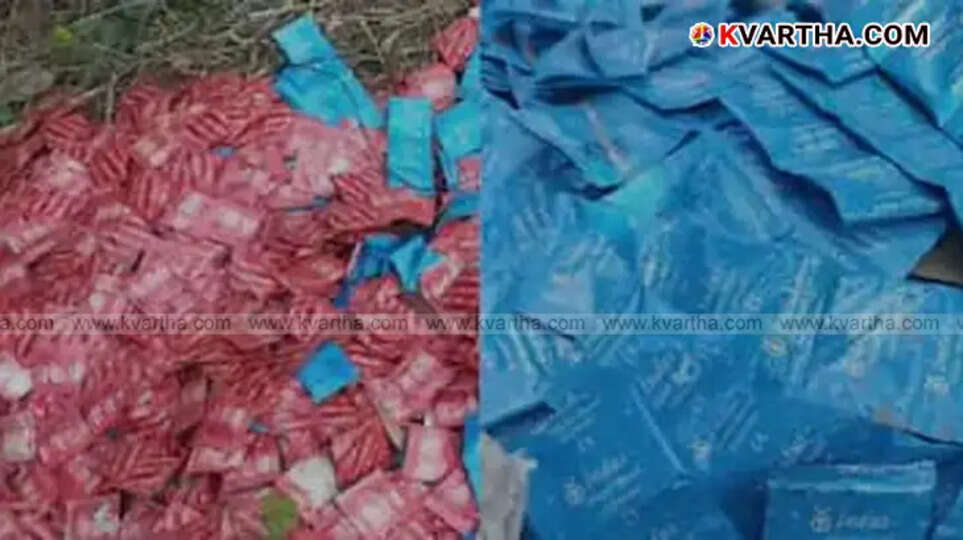 Expired contraceptives discarded in public at Mattannur​