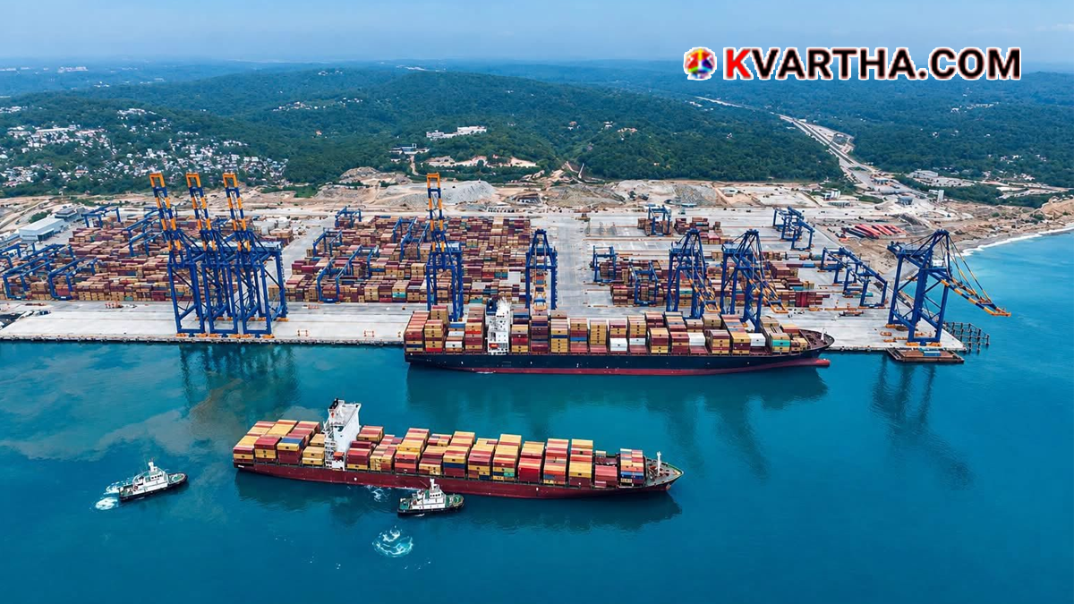 View of Vizhinjam International Seaport