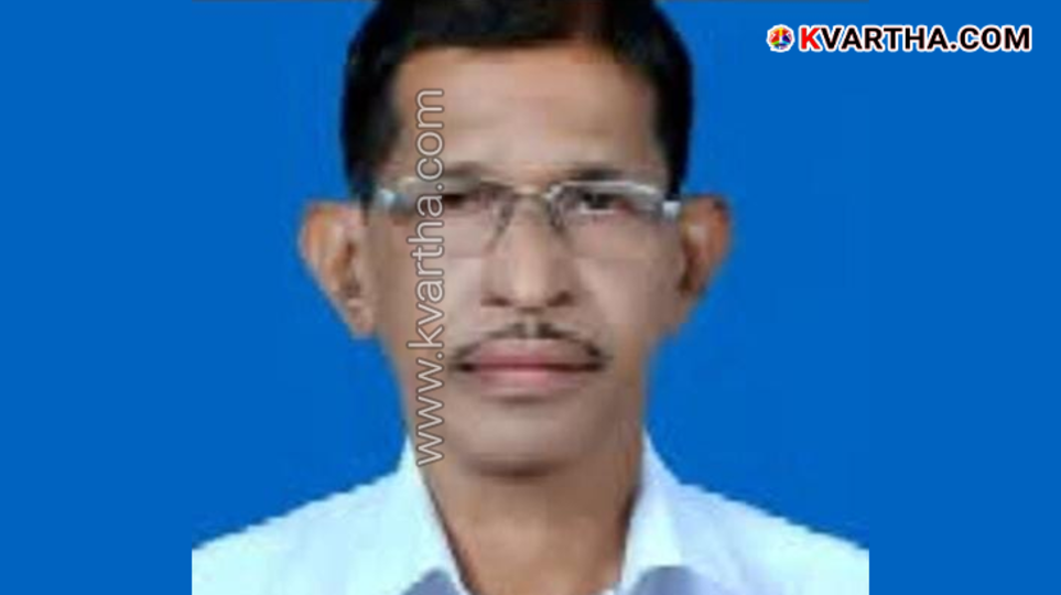 KC Vijayan, former DCC General Secretary, announcing his resignation.