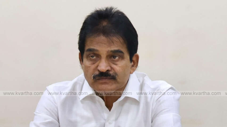 KC Venugopal MP addressing press conference